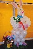 ballonskulptur Hase, Ostern, Frhling