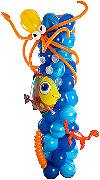 Ballons�ule mit Fische 
