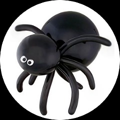 Halloween Luftballonspinne